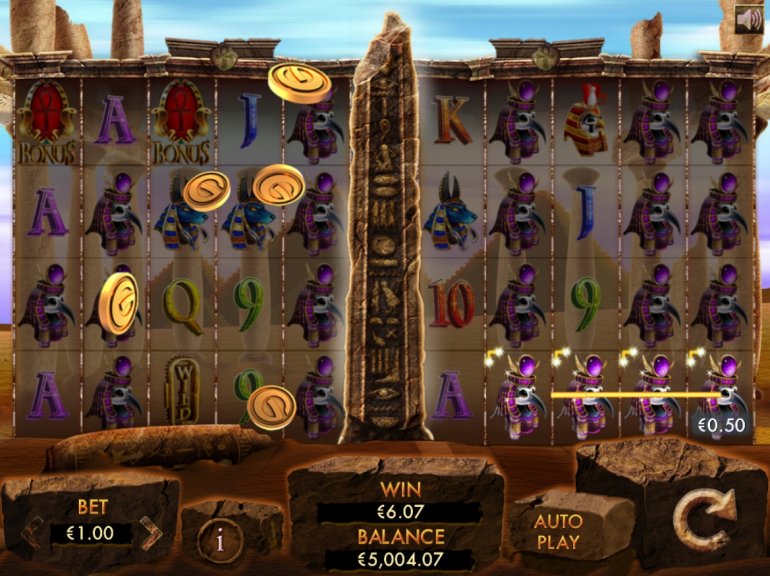 temple luxor slot